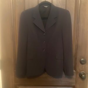 Grand Prix navy Hunt/show coat washable size women’s 12S.